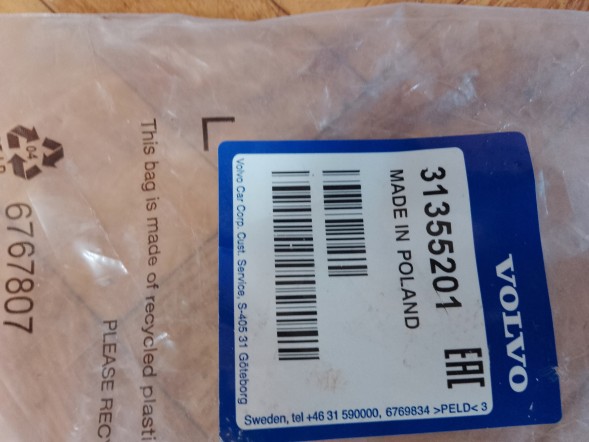 Volvo OE 31355201 Volvo xc60 передній шланг радіатора