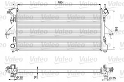 Valeo 701727 Радіатор, система охолодження двигуна valeo 701727