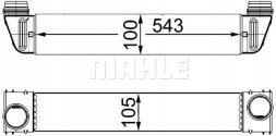 Mahle CI 189 000S Охолоджувач повітря інтеркулер ci 189 000s mahle