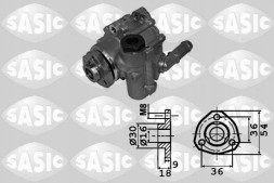 Sasic 7076071 Гідравлічний насос, рульове управління