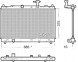 Denso DRM47038 Охолоджувач води drm47038 denso