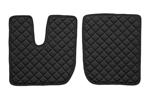 V-maxzone Part VIC-128684 Килимки для підлоги ЕКО-Шкіра стьобані (3 шт.) Чорні на всю підлогу до