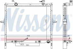 Nissens 66772 Охолоджувач води - nissens 66772
