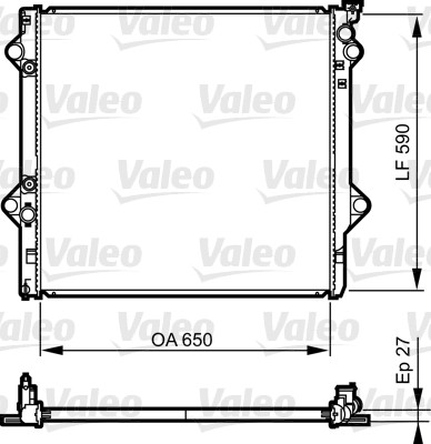 735569 VALEO Радіатор системи охолодження
