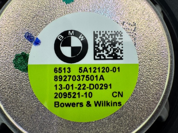 BMW OE KKDA BMW G70 G09 GŁOŚNIK ŚREDNIOTONOWY BOWERS &amp; WILKINS 5A12120 BMW G70 G09 СЕРЕДНЬОТОНОВИЙ ДИНАМІК BOWERS &amp; WILINS 5A12120