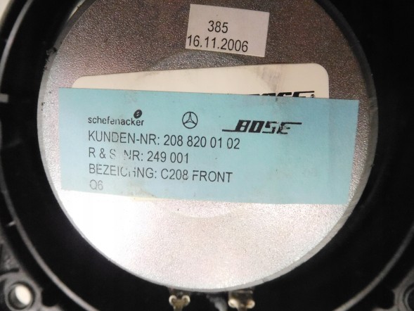 Mercedes-Benz OE A2088200102 OE Динамік дверей передній Mercedes-Benz CLK OE A2088200102
