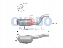 Oyodo 20N0040-OYO Фільтр сажи audi q7 06-10