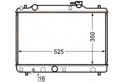 Behr Hella Service 85950483 BRH Brh8mk 376 724-581 охолоджувач suzuki baleno 96-02 + помічник водія #33