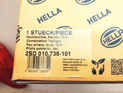 Hella 2SD 010 738-101 Оригінал hella лампа права задня 2sd010.738-101 vw tiguan