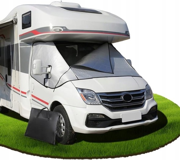 Китай B0DRP6FYRP Термочохол на лобове скло сріблястий Fiat Ducato Citroen Relay Peugeot Boxer