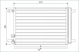 Valeo 822635 Конденсатор, кондиціонер valeo 822635