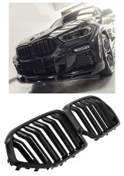 Proteile A080601 Airautopl РЕШІТКА РАДІАТОРА BMW X6 G06 ЧОРНИЙ ГЛЯНЕЦЬ ПОДВІЙНІ ПЛАСТИНКИ НОВА