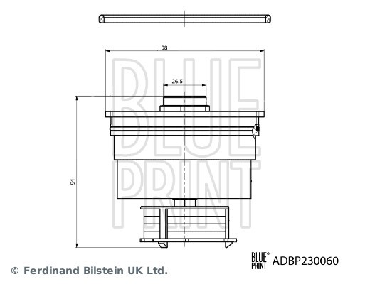 ADBP230060 BLUE PRINT Фільтр паливний