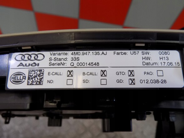 Audi OE 4M0947135AJ ПАНЕЛЬ ФАР AUDI Q7