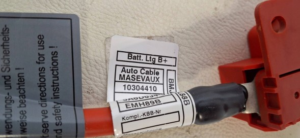 BMW OE 61125A6D634 PG ДЖГУТ ПЛЮС АКУМУЛЯТОРА BMW G20 G21 61125A6D634 НОВИЙ ОРИГІНАЛ