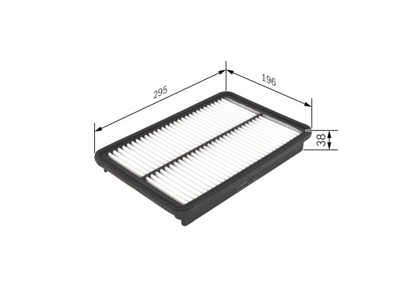 F026400446 BOSCH Фільтр повітряний