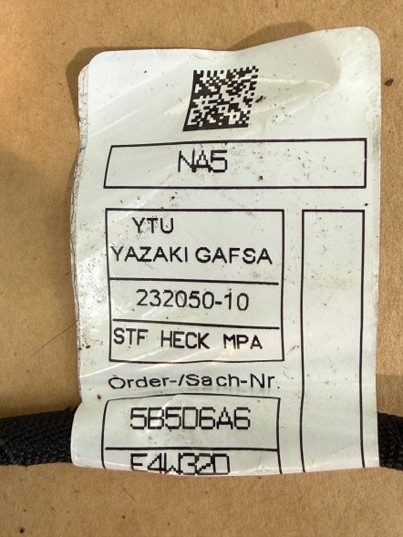 BMW OE bmw wiązka instalacja zderzaka tył pdc mpa 5b5d6a5 5b5d6a6 oryginał oem oe bmw ДЖГУТ ПРОВОДКИ БАМПЕРА ЗАДН. PDC MPA BMW 5B5D6A5 5B5D6A6