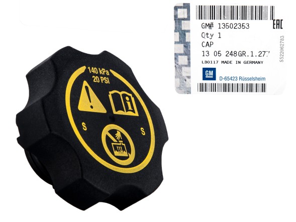 Opel OE 1305248 Пробка розширювального бачка BLUE PRINT ADG09928