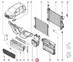 Renault OE 215589478R Кермо впускного інтеркулера renault captur 1.2tce