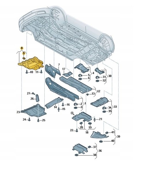 Volkswagen OE 3Q0825235A KOZATKO 782-505-457 НИЖНЯ КРИШКА ДВИГУНА VW SKODA 3Q0825235A НОВИЙ ОРИГ.