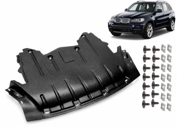 PC 151511 BM+SP ЗАХИСТ ДВИГУНА ПІД ДВИГУН BMW X5 E70 2010-2013 ДИЗЕЛЬ + КРІПЛЕННЯ