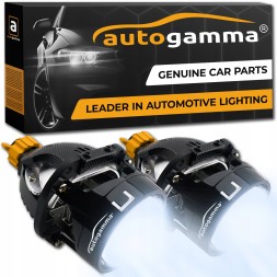 Auto Gamma Soczewki projektory Bi-LED LUNA 2.5" 6000K Лінза проєктора фар Auto Gamma Bi-LED 2.5" 6000K