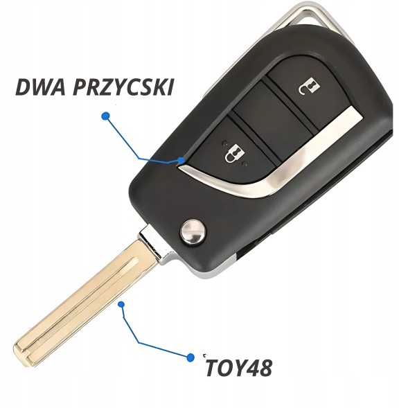 Китай КЛЮЧ ПУЛЬТ ДИСТАНЦІЙНОГО КЕРУВАННЯ З ЕЛЕКТРОНІКОЮ PEUGEOT 108 TOY48 H CHIP- ID75 AES