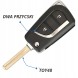 Китай КЛЮЧ ПУЛЬТ ДИСТАНЦІЙНОГО КЕРУВАННЯ З ЕЛЕКТРОНІКОЮ PEUGEOT 108 TOY48 H CHIP- ID75 AES