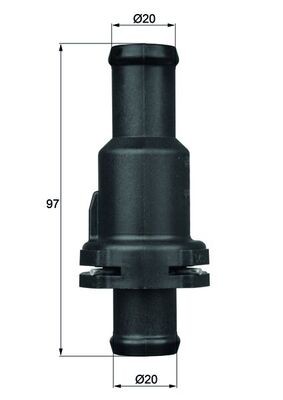 TH 5 75 MAHLE ORIGINAL Термостат