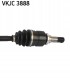 SKF VKJC 3888 Vkjc 3888 skf піввісь toyota yaris 1,0 ле 99- 652мм