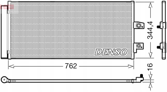 Denso DCN33016 Охолоджувач кондиціонера volvo dcn33016 den