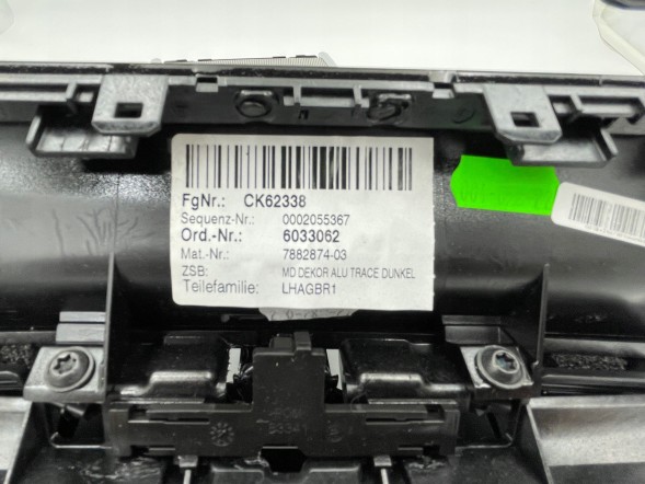 BMW OE KKDA BMW G14 G15 G16 LISTWA DEKOR TUNELU ŚRODKOWEGO 7882874 BMW G14 G15 G16 ДЕКОРАТИВНА НАКЛАДКА ЦЕНТРАЛЬНОГО ТУНЕЛЮ 7882874
