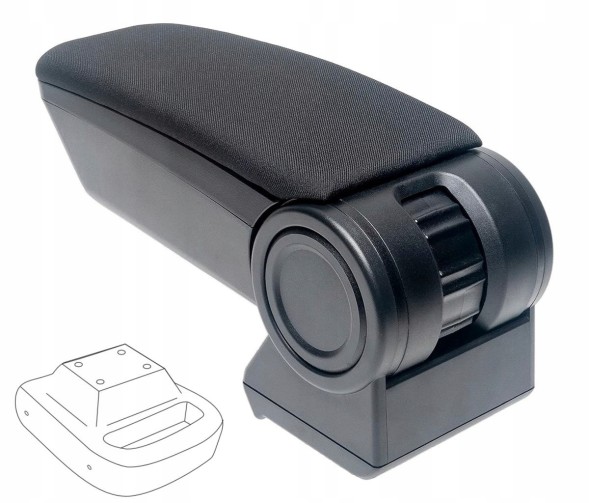 Rati V05191A Підлокітник Armster 3, Opel Astra J, 2009-2015, тканина