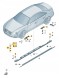 Audi OE 4H0898855C.0 НАБІР ДЕТАЛЕЙ КРІПЛЕННЯ ДЛЯ ПОРОГА OE AUDI A8 4H0898855C