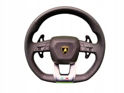 Lamborghini OE URUS KIEROWNICA MIRTEX BIAŁA NIĆ PERFORACJA LAMBORGHINI URUS КЕРМО ЛОПАТКИ БІЛА НИТКА ПЕРФОРАЦІЯ