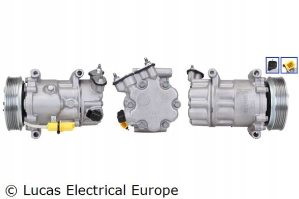 Lucas ACP469 Компресор кондиціонера citroen berlingo, c3 ii, с3 picasso, с4, с4 grand