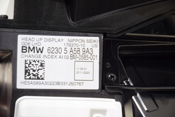 BMW OE 5A589A3 BMW HUD BMW X6 G06 F96 LCI Lift Дисплей HUD Head-Up Dislpay Європа