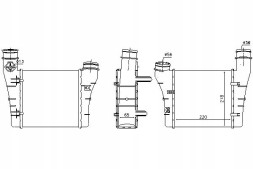Nissens NIS96549(iMOTO) Інтеркулер audi a4 seat exeo exeo st 1.8/2.0/2.0 + набір водія #37