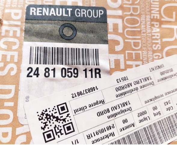 Visteon ОРИГІНАЛ RENAULT/ VISTEON ЛІЧИЛЬНИК ГОДИННИКІВ 248105911R RENAULT CLIO IV