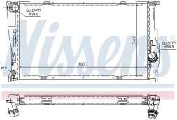 60785A NISSENS Радіатор
