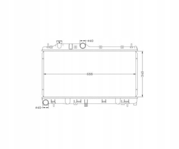 Eda Cooling RA67744Q РАДІАТОР ДЛЯ SUBARU FORESTER 2013-2018 45111SG000