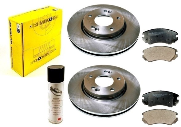 ATM Mikoda ALL8548 Диски колодки KIA SOUL I AM HYUNDAI TUCSON I JM 2004-2010 ПЕРЕДНІ 280мм