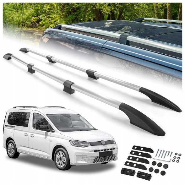 CHROMEMASTER OM-RR-D0039LG-003 Пороги даху багажник для VW CADDY V SB | SK 2020- LONG | ДОВГИЙ