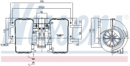 AD BRAKE VIC-202625 Вентилятор опалювача NIS для MERCEDES SPRINTER 3,5-T (B906), SPRINTER 3,5-T (B907)