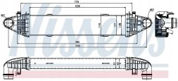 Nissens 96535 Інтеркулер 96535 nissens