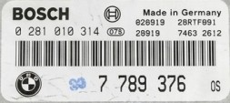 BMW OE E39 525D 0281010314 7789376 bez immo przygotowany w SDK Блок керування BMW E39 525D M57 0281010314 7789376 БЕЗ ІММО