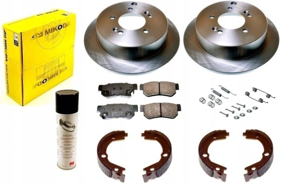 ATM Mikoda ALL5567A Диски колодки щелепи KIA MAGENTIS SPORTAGE III JE 2WD 2004-2010 ЗАД 262мм