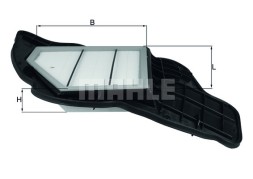 LX1684 5 MAHLE ORIGINAL Фільтр забору повітря