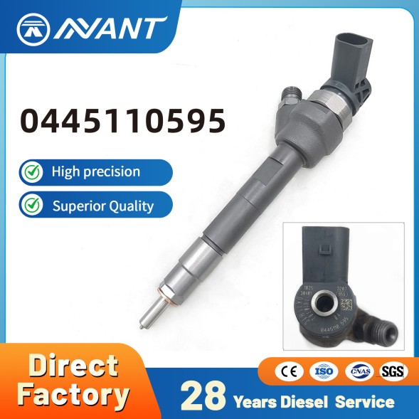 NANT Diesel Fuel Injector Engine Assembly Injection Valves with Strict Pre-Shipment Testing 0445110595