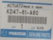 Mazda OE Силовий агрегат , температура - Mazda 3 6 CX-5 KD4761A60